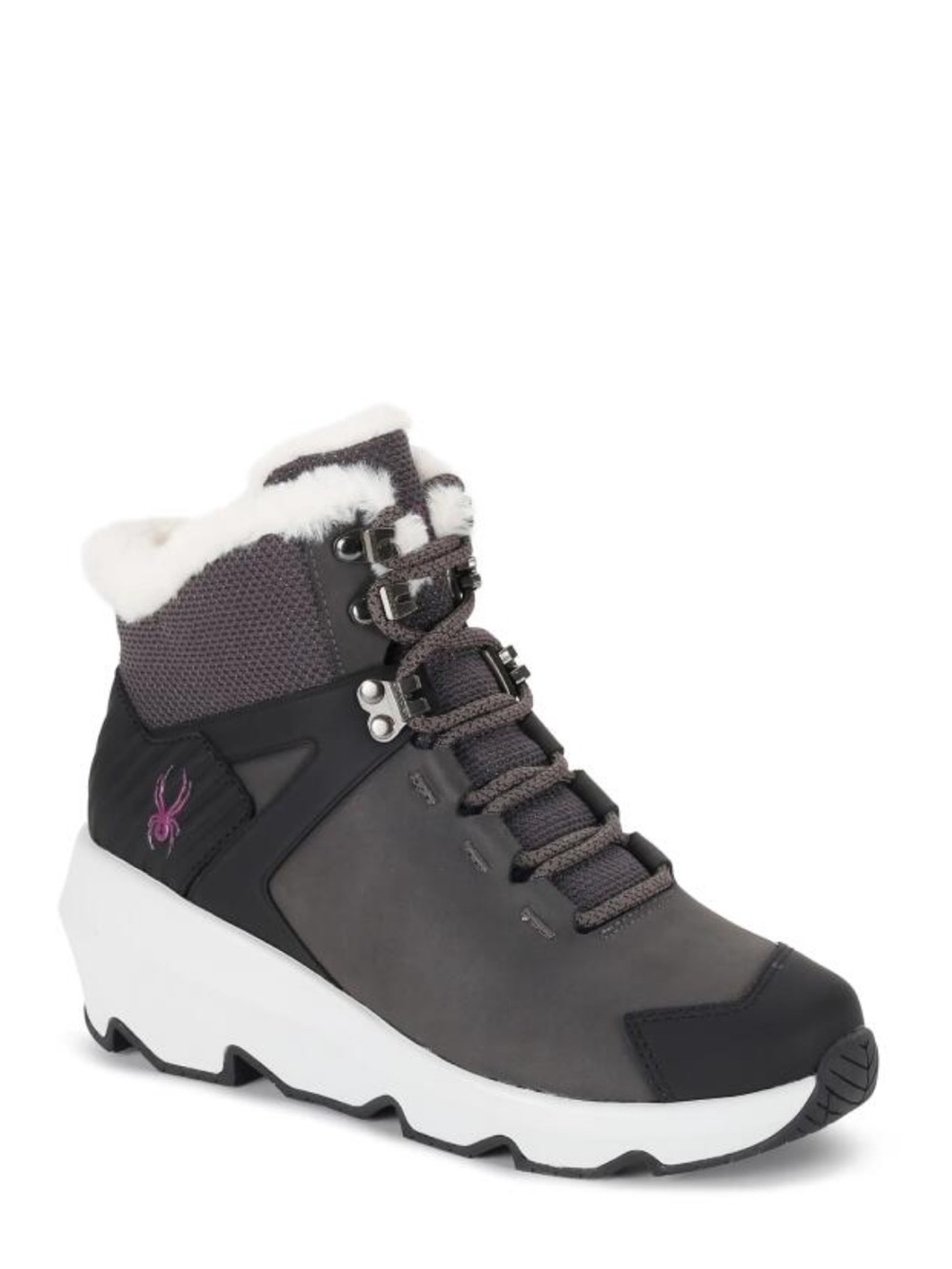 Spyder Cadence 2 Women’s Waterproof Winter Boots Faux Fur Lined Gray New!
